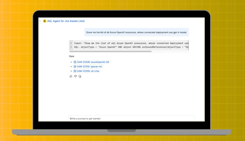 AQL helper for Jira Assets